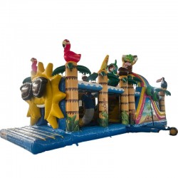 Achat Parcours Gonflable Tropical 12m