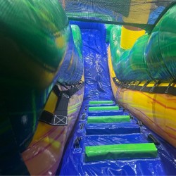 Achat Toboggan Gonflable Tropical Fun Wave