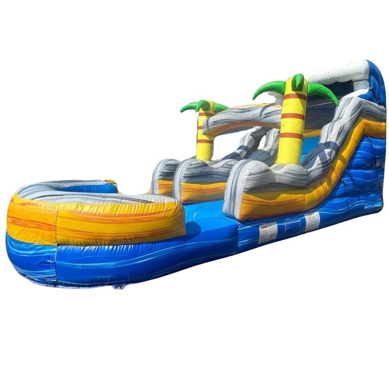 Toboggan Aquatique Gonflable Occasion Tropical Wave Toboggan Aquatique Gonflable Occasion Tropical Wave