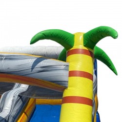Toboggan Aquatique Gonflable Occasion Tropical Wave