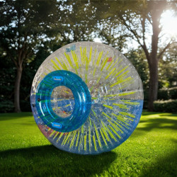 Jeu gonflable Zorb Ball fluo – Animation sportive extérieure