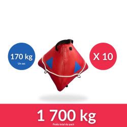 Pack de 10 sacs de lestage 170 kg – Norme & puissance