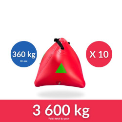 Pack 10 sacs de lestage 360 kg – Ultra lourd & normé