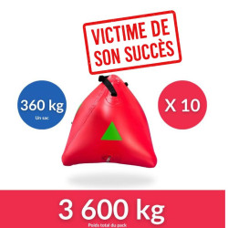 Pack 10 sacs de lestage 360 kg – Ultra lourd & Compatible EN14960