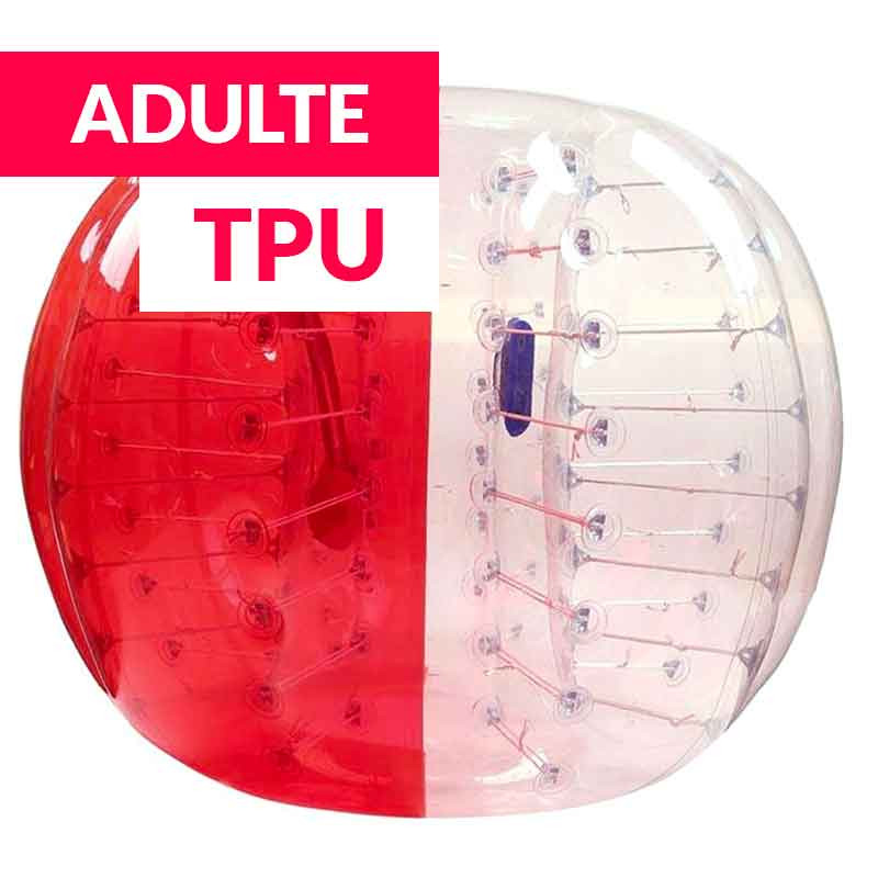 Achat Bubble Foot Adulte TPU Bicolore Rouge