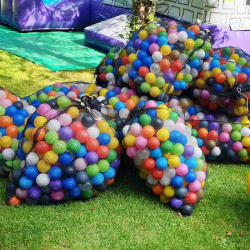 Location Lot 450 Balles Multicolores pour Piscines à Boules..