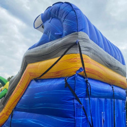 Achat Toboggan Aquatique Gonflable Tropical Wave