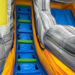 Achat Toboggan Aquatique Gonflable Tropical Wave