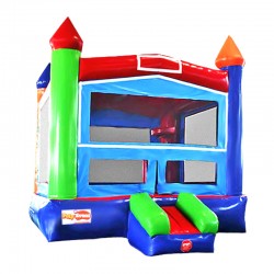 Arc-en-Ciel Festif – Château gonflable personnalisable pour enfants