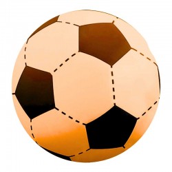 Ballon de Foot Géant gonflable Orange