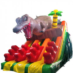Achat Toboggan Gonflable Occasion Dinosaure