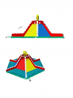 Vente Montagne Gonflable Ensoleillée