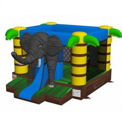 Petit Château Gonflable Jungle